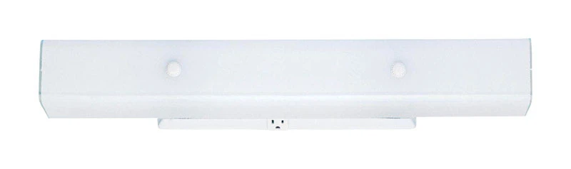 4-Light Wall Bracket With Ground Convenience Outlet
