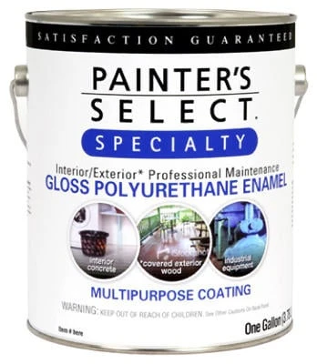 Porch & Floor Polyurethane Enamel, Interior/Exterior Gloss Medium Gray, 1 Gallon