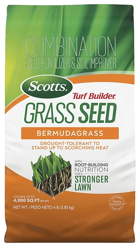 Turf Builder Grass Seed Bermudagrass, 4 Lbs., Covers 1330 Sq. Ft.