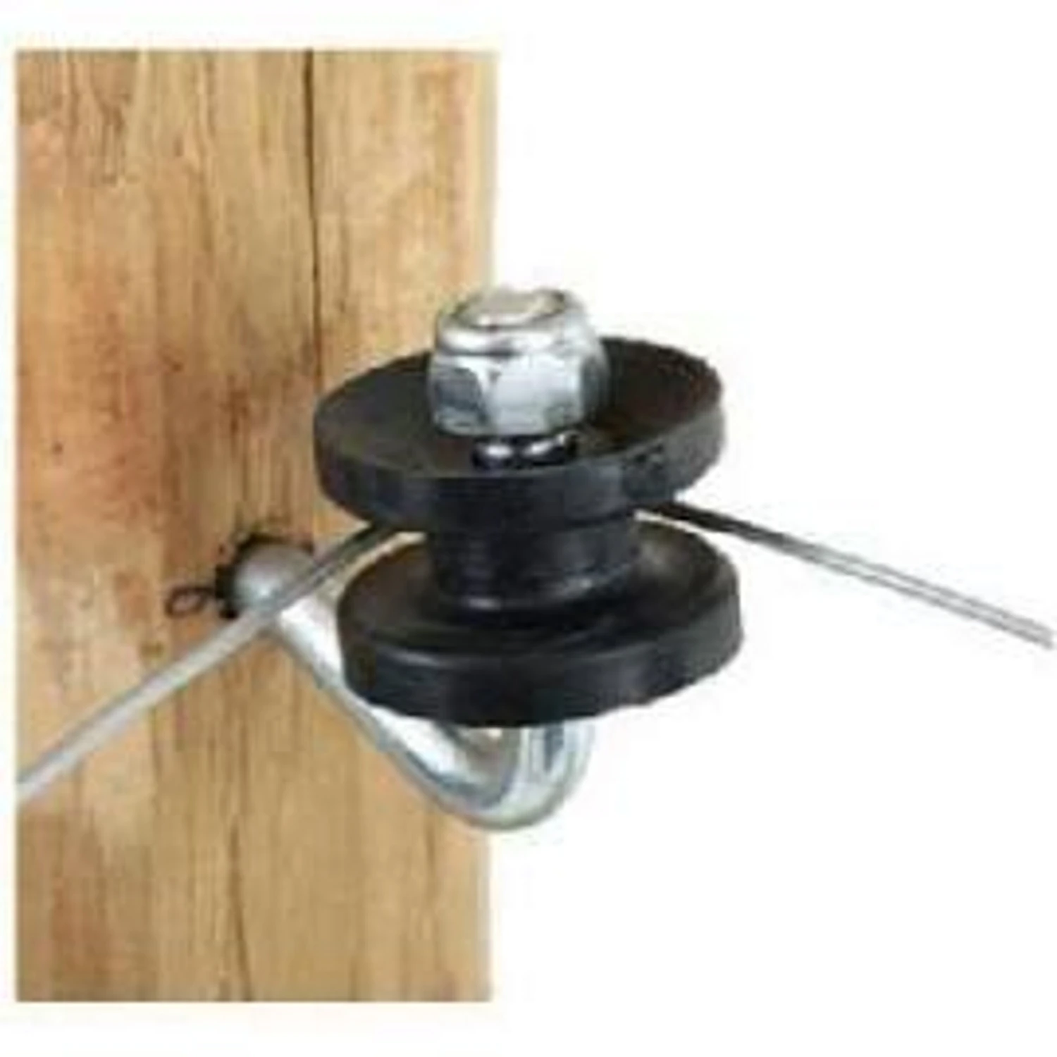 Electric Fence Corner Post Bracket Kit, Black
