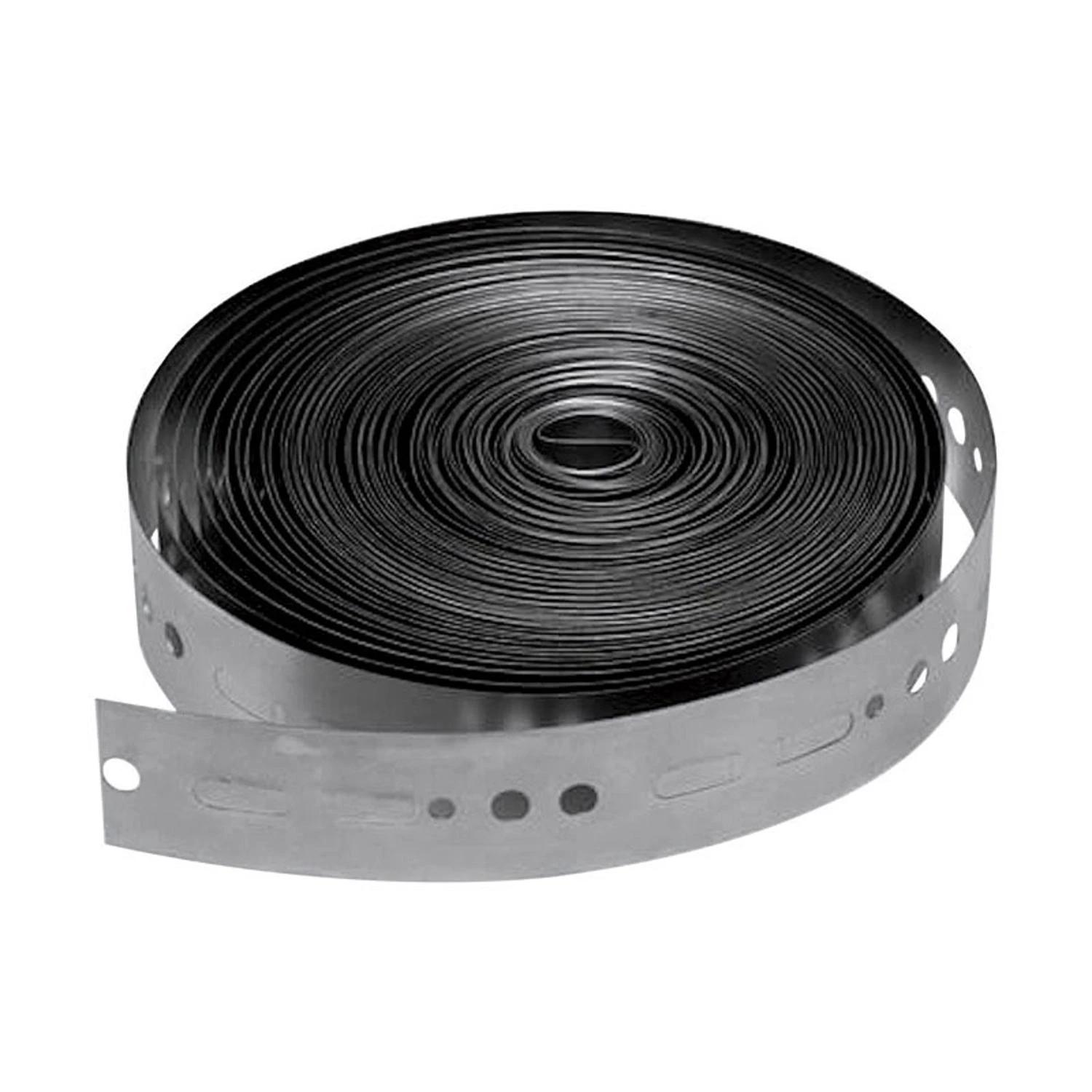 Pipe Hanger Strap Tab Tape, Self-Fastening, 28 Gauge, 3/4 In. x 10 Ft.