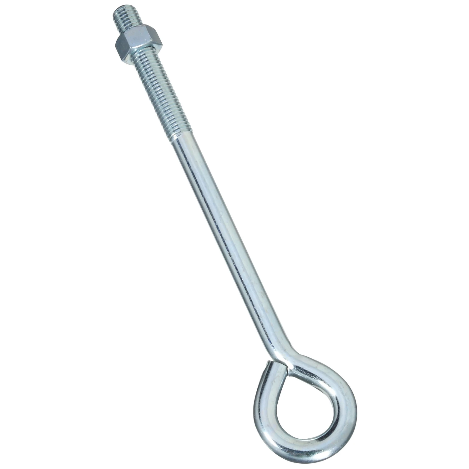 Eye Bolt With Hex Nut,2160BC, Zinc, 5/8 x 12 In.