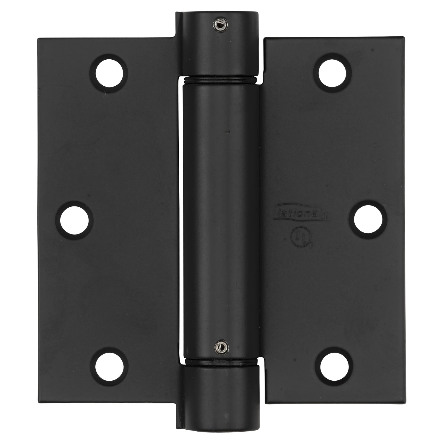 Spring Door Hinge, Adjustable, Bronze, 3.5 In.