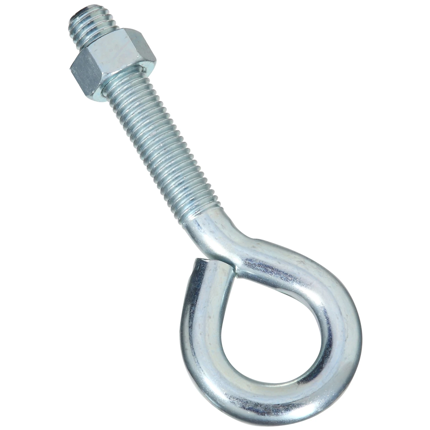 Eye Bolt With Hex Nut, Zinc, 5/8 x 6 In.