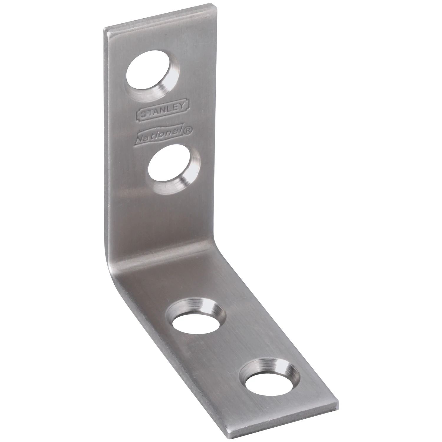 Corner Brace, Stainless Steel, 1-1/2 x 5/8 In.