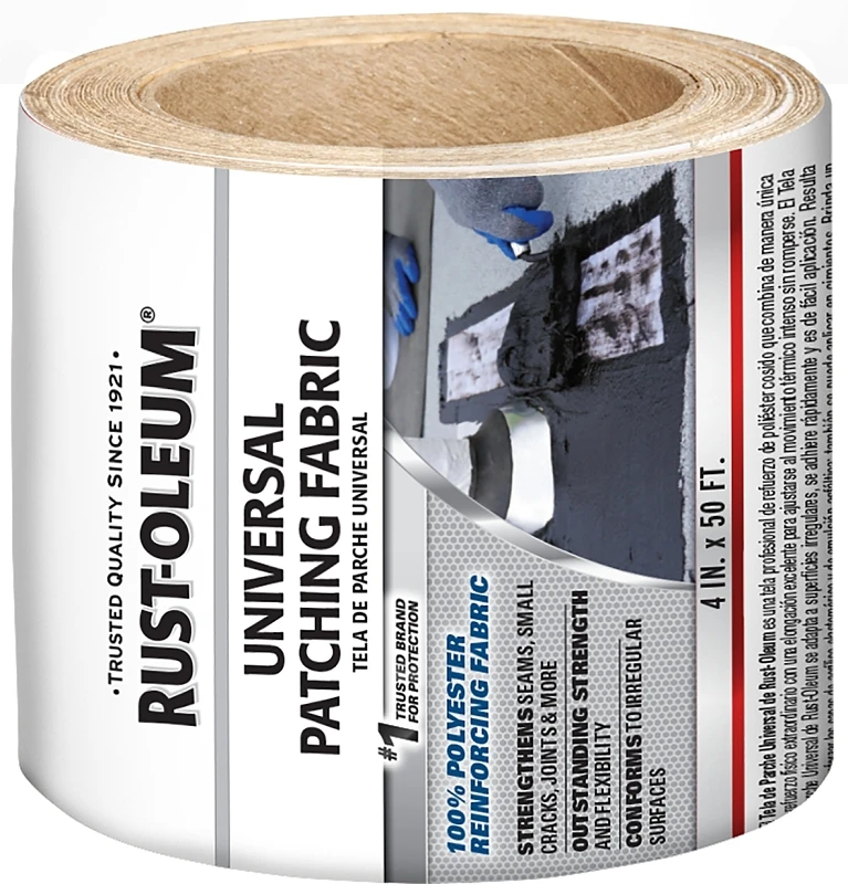 Universal Patching Fabric, White, 4-In. x 50-Ft.