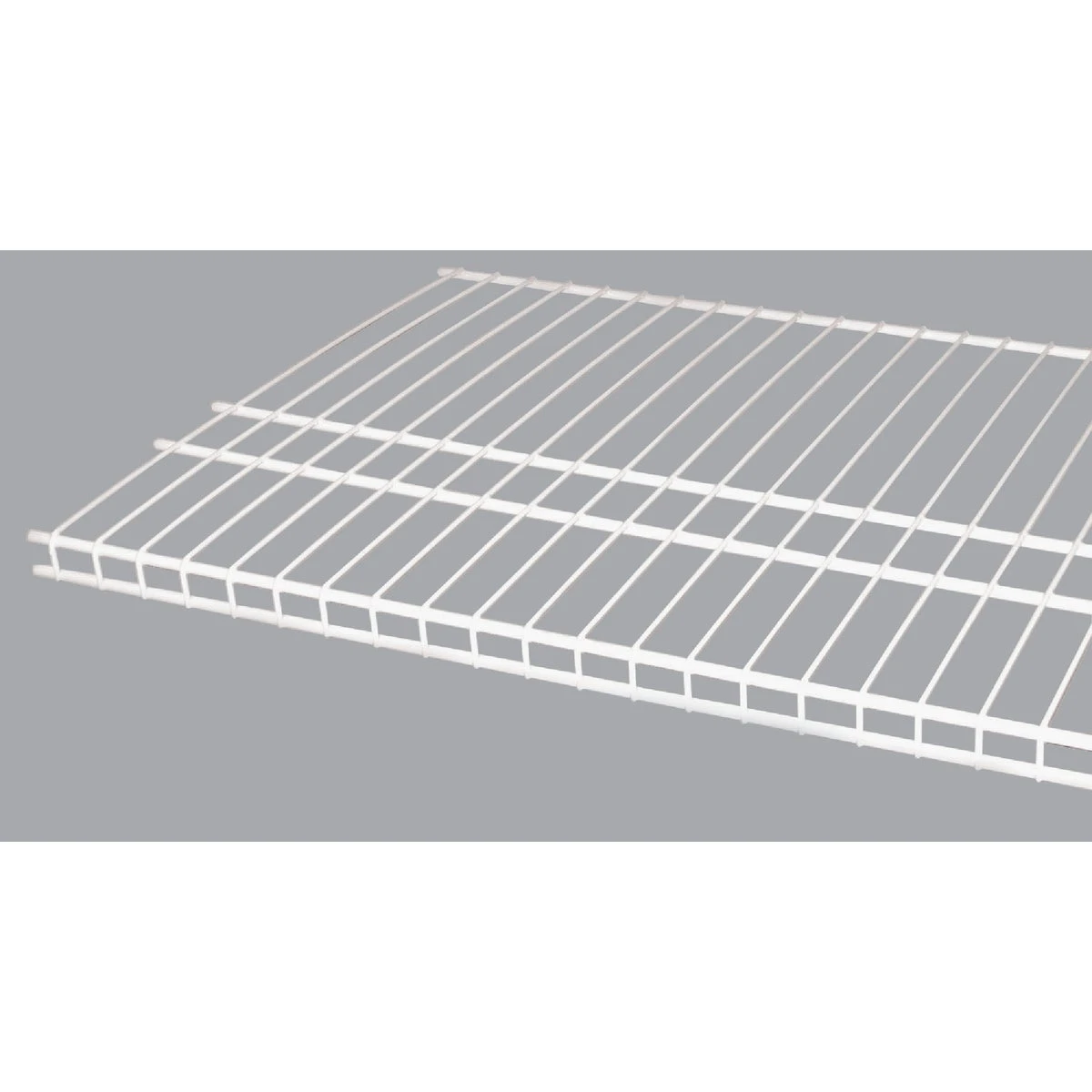 Superslide Ventilated Wire Shelf, White, 6-Ft. x 16-In.