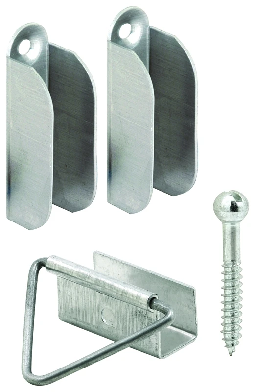 Mill-Finish Aluminum Hangers & Latches for 7/16 In. Frame, 2-Pk.