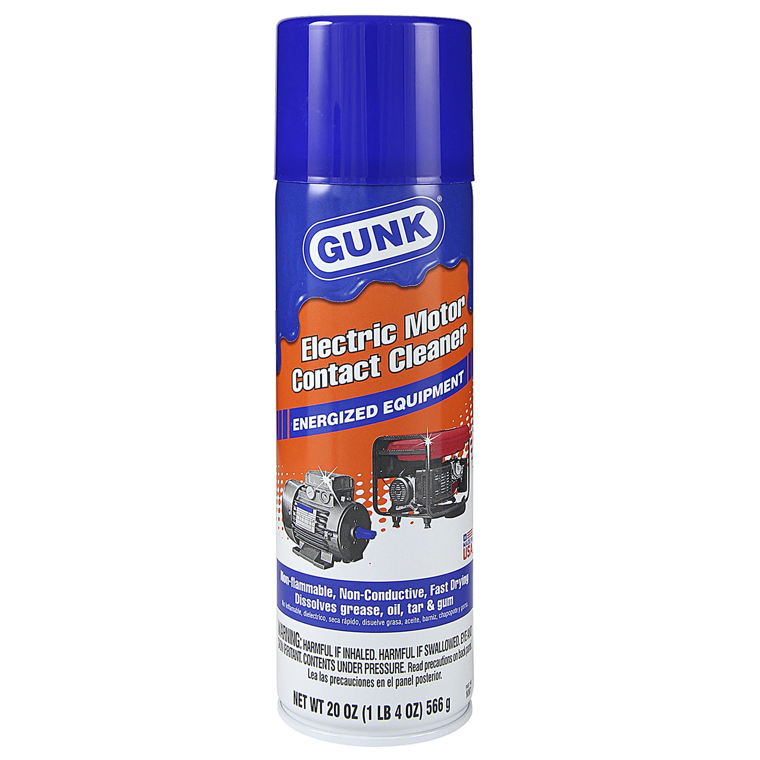 Electric Motor Contact Cleaner, 20 oz.