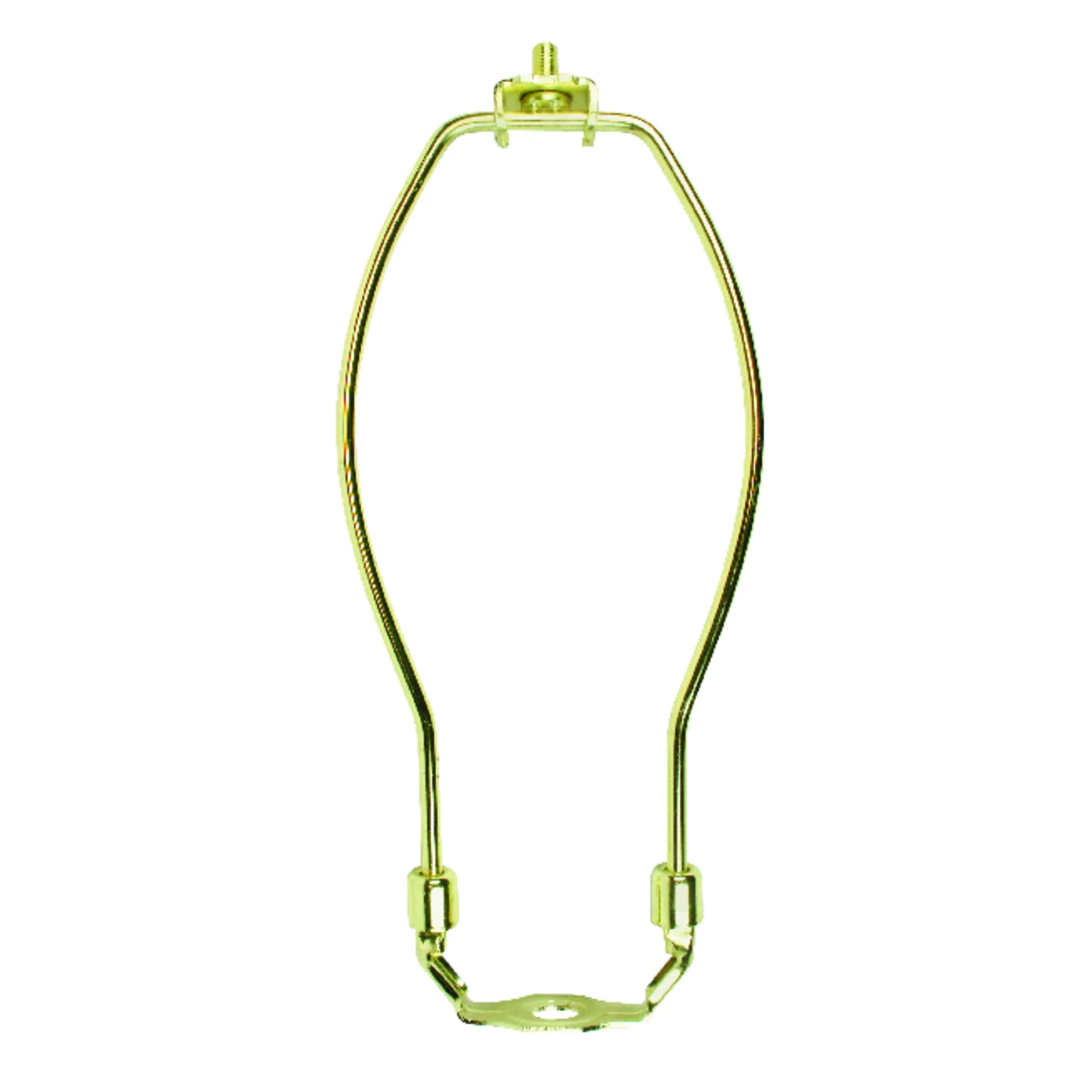 Lamp Harp, Polished Brass, 8-In.