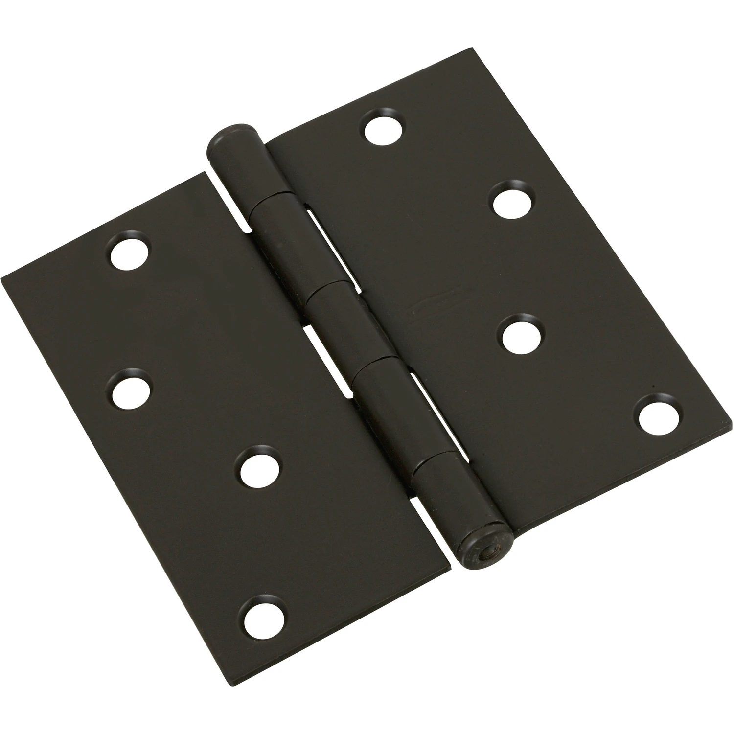 Door Hinge, Interior, Square-Edge, Oil-Rubbed Bronze, 4 In.