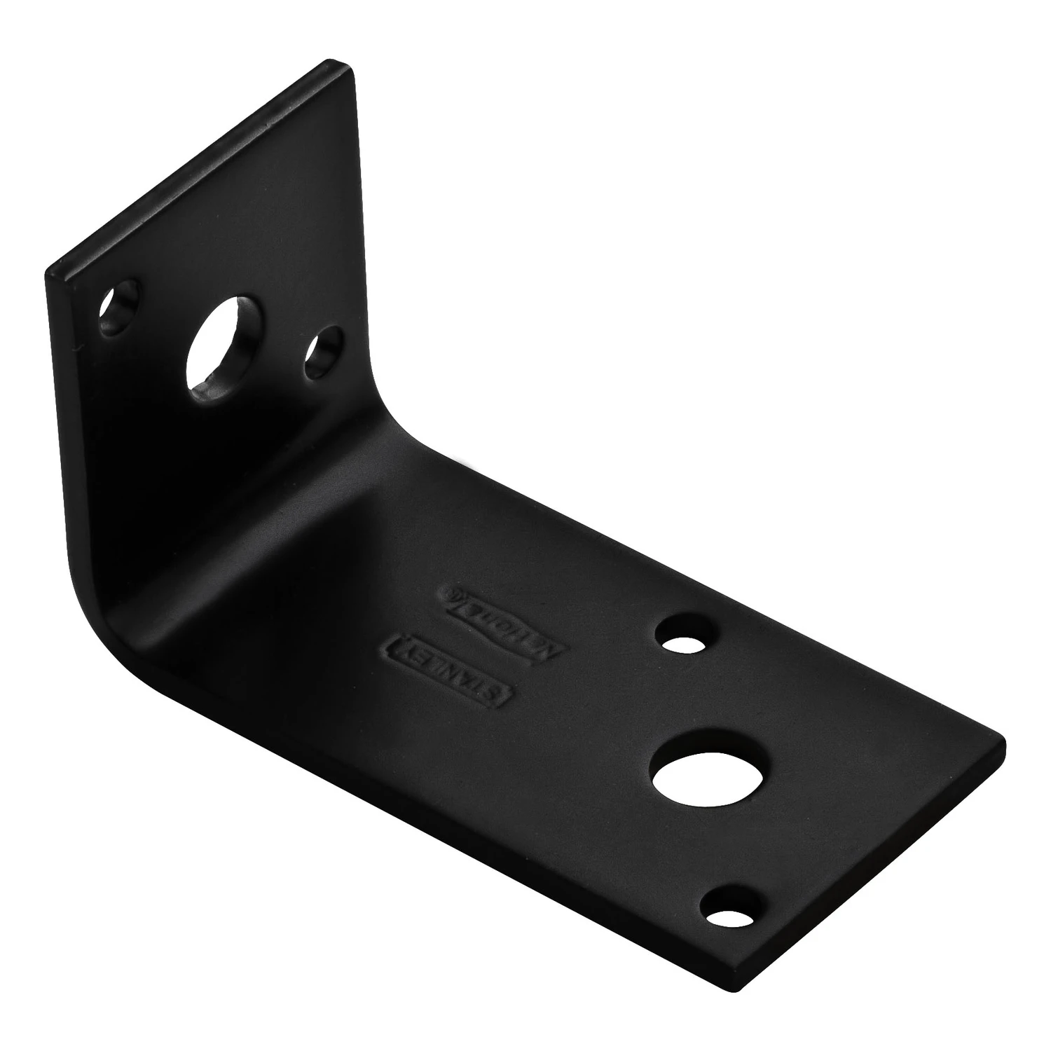 Corner Brace, Black Steel, 3 In.
