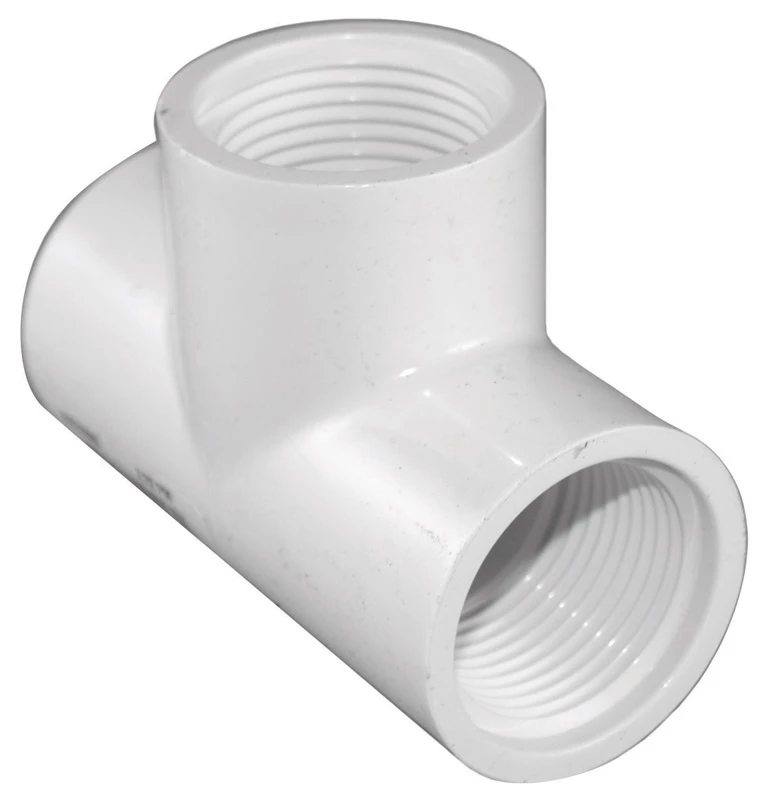 Schedule 40 PVC Tee, 1/2 In. FIP
