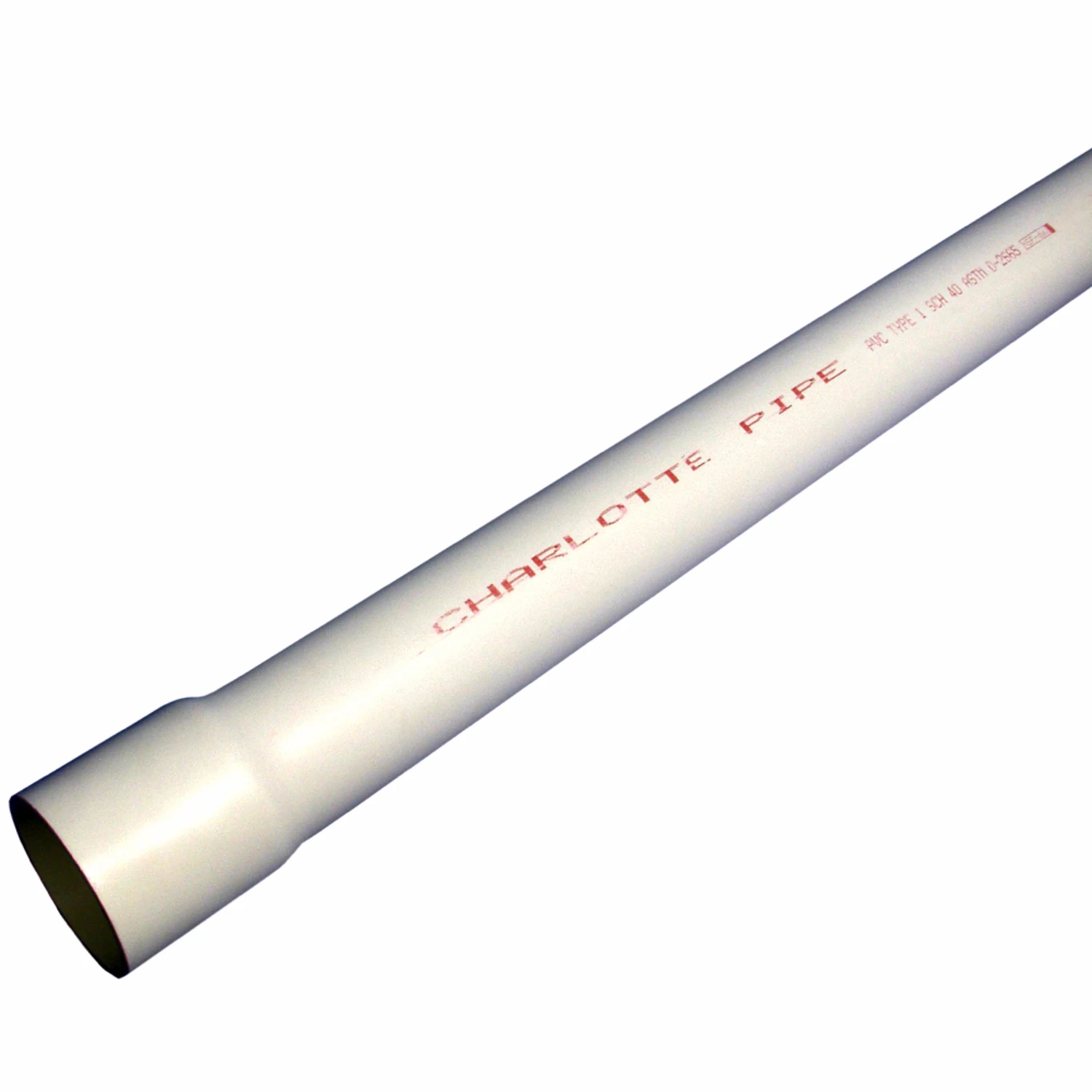 Schedule 40 DWV PVC Pipe, Well Casing, 4 In. x 20 Ft.
