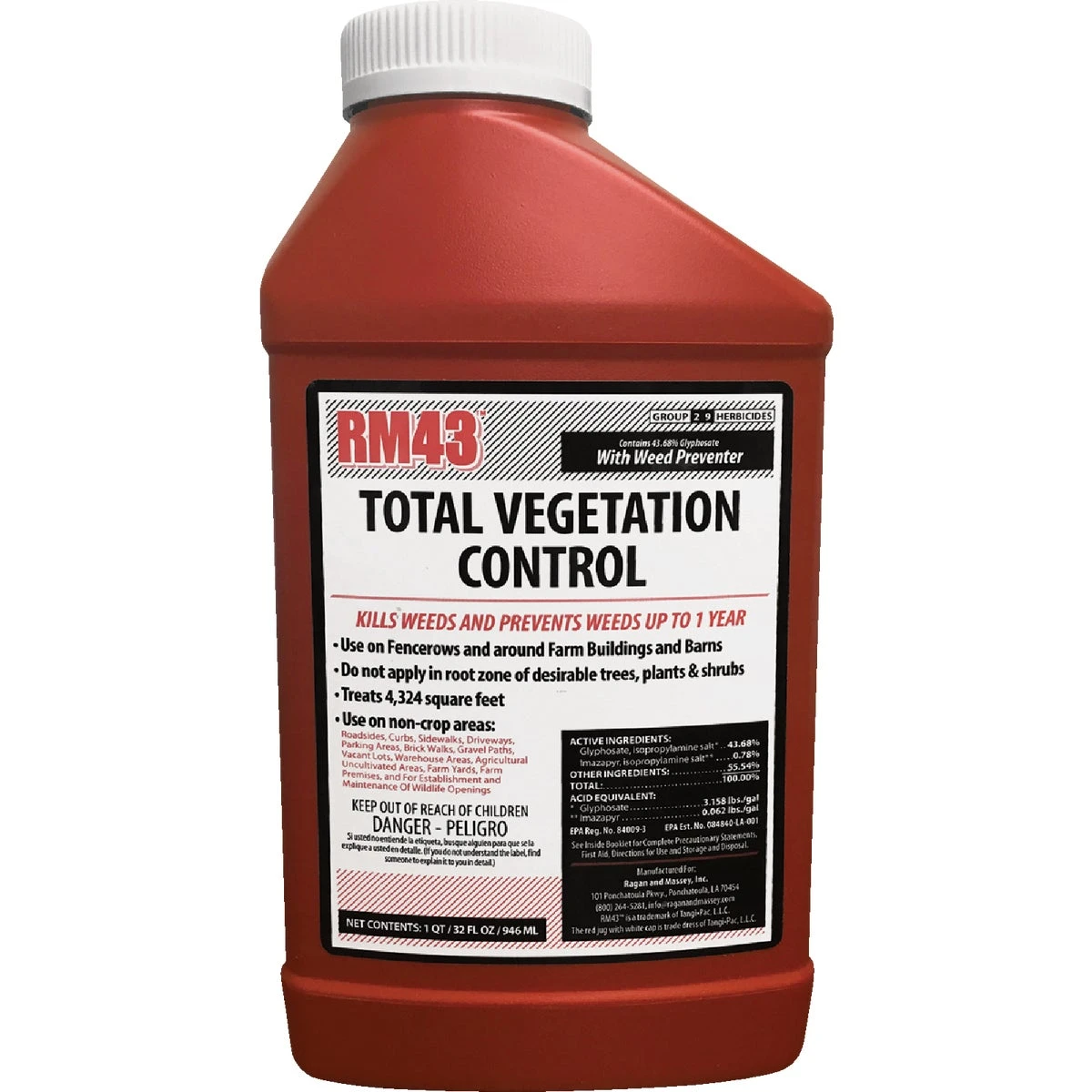 Vegetation Control Plus Weed Preventer, 32 oz. Concentratae