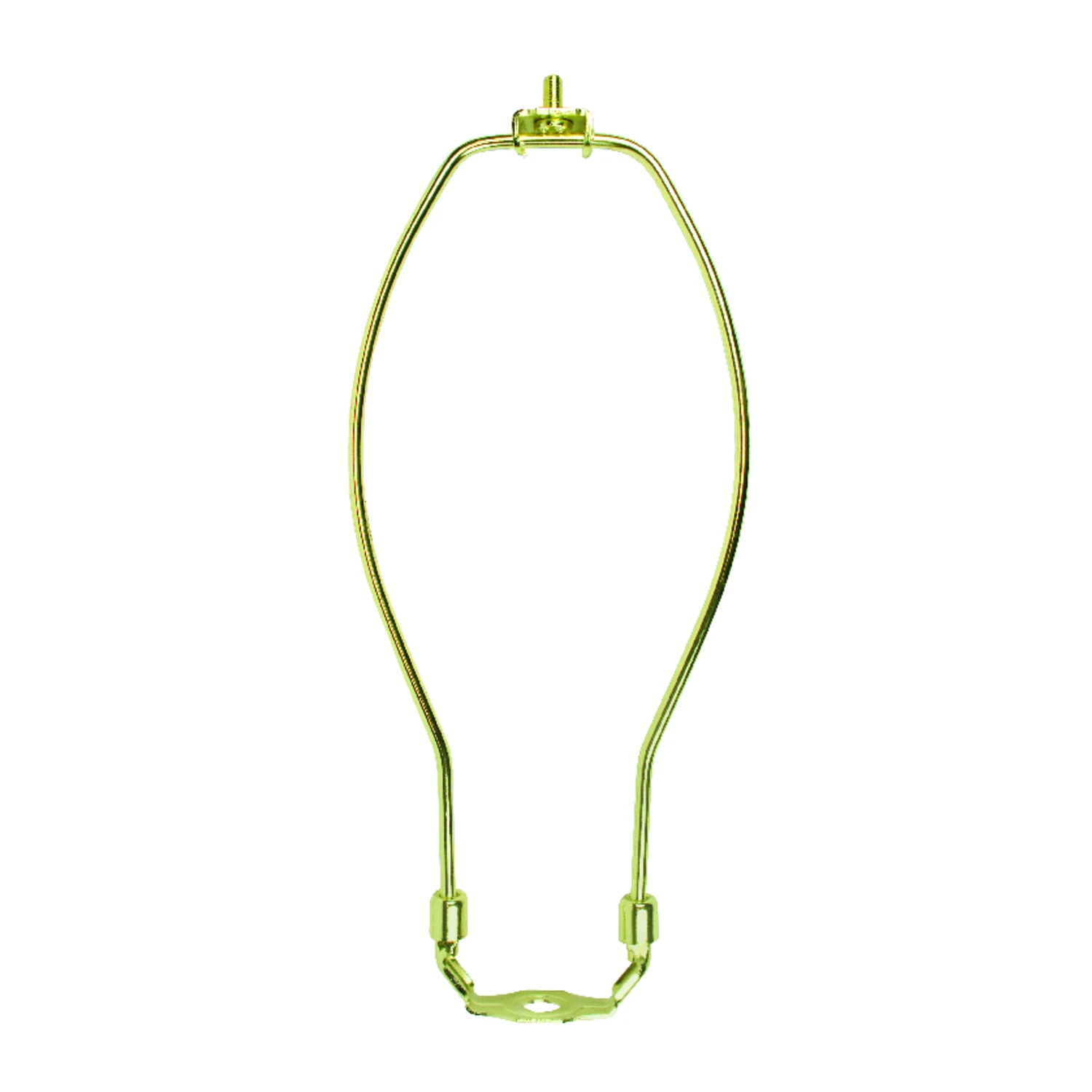 Lamp Harp, Polished Brass, 10-In.
