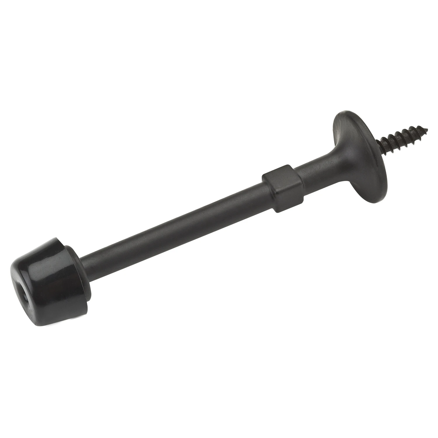 Door Stop, Rigid, Oil-Rubbed Bronze, 3 In.