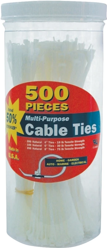 Cable Tie Canister, 500-Pc.
