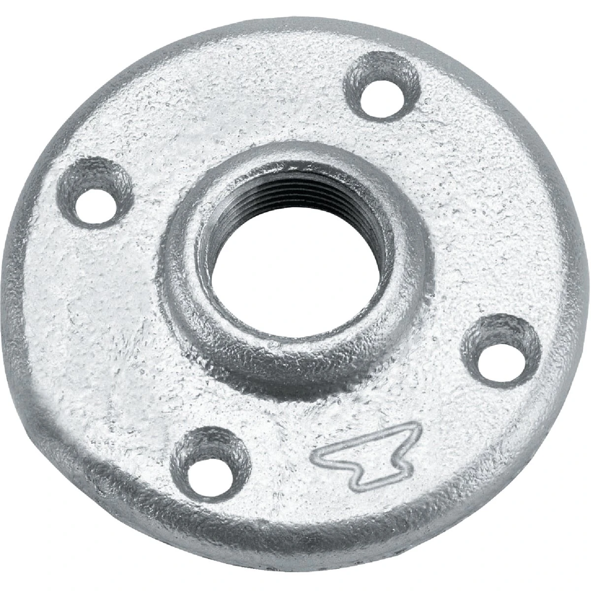 Galvanized Floor Flange, 1/2 In.