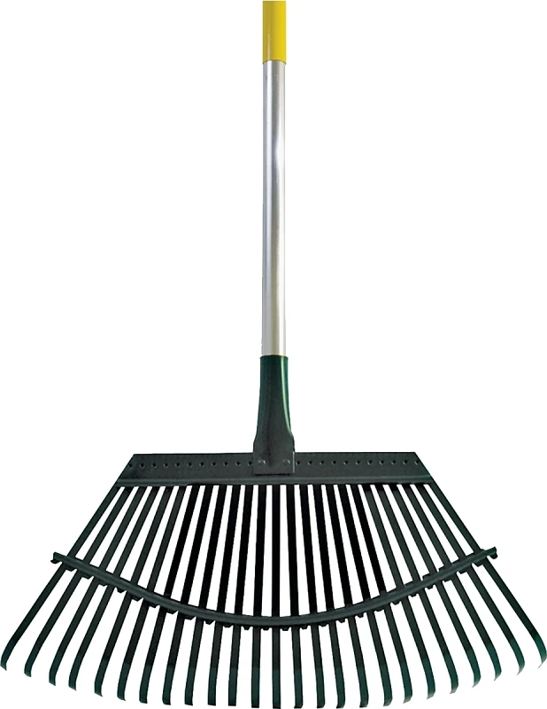 19 In. Flexible Steel Head Lawn Rake, 48 In. Comfort Molded-Grip Handle