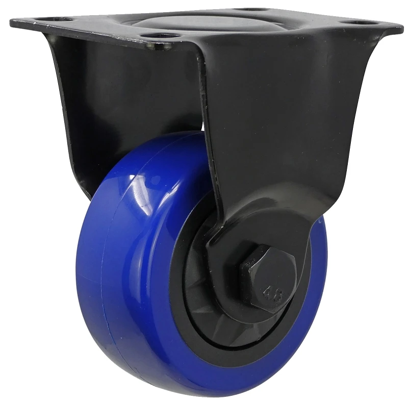 Blue Diamond TPU Wheel Caster, 3-In. D, 225-Lb. Load Capacity, 1-Pk