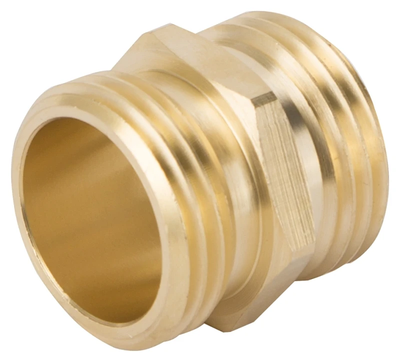 Ghadtrs-3 Brass Garden Hose Connector, 3/4 X 3/4 In, Male Nh
