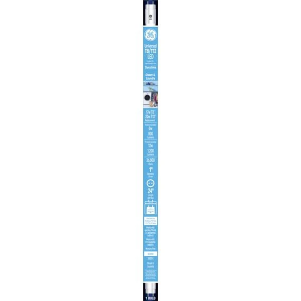 LED Linear Tube, T8, Daylight, 800 Lumens, 8 Watt, 24 In.