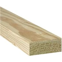 Treated Southern Yellow Pine Wood, 2 x 4 In. x 8 Ft.