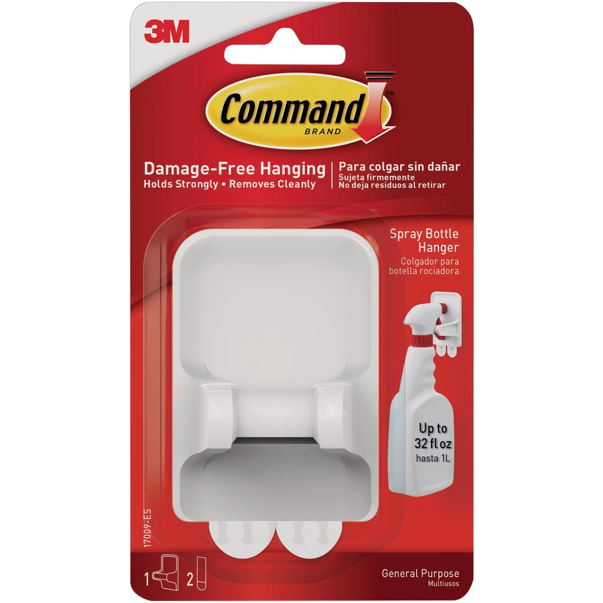 Spray Bottle Hanger, White