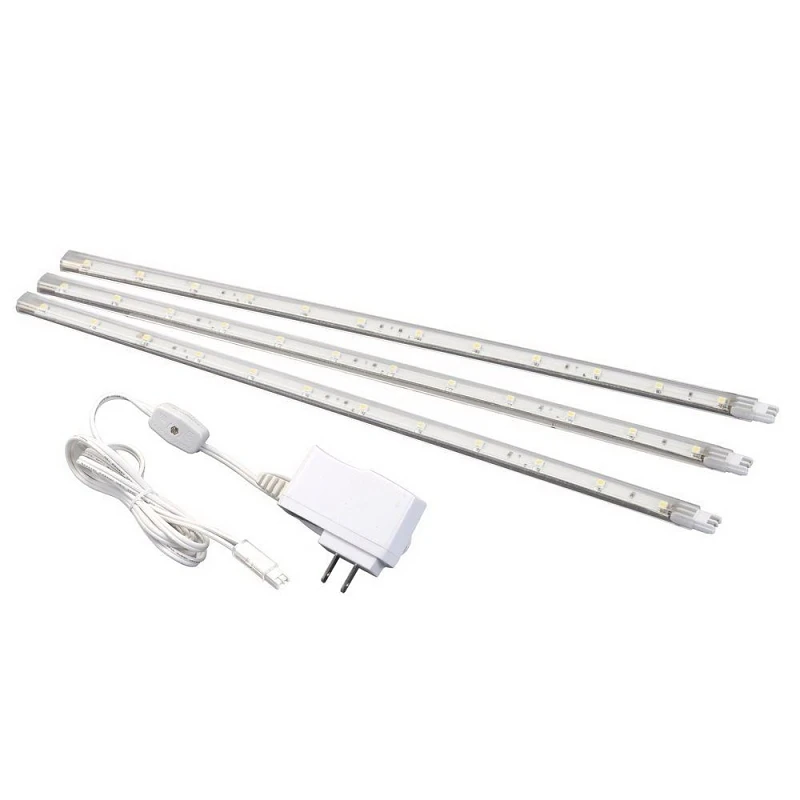 LED Ultra Thin Light Strip, Plug-In, 12-In., 3-Pk.