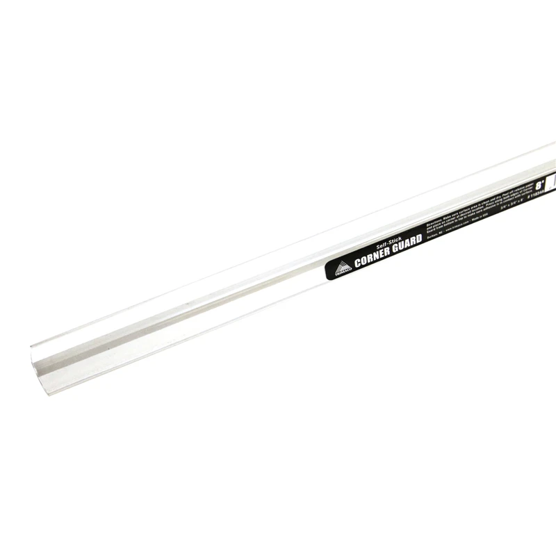 Corner Guard, Self-Tap Nails, Clear, 5/8-In. x 8-Ft.