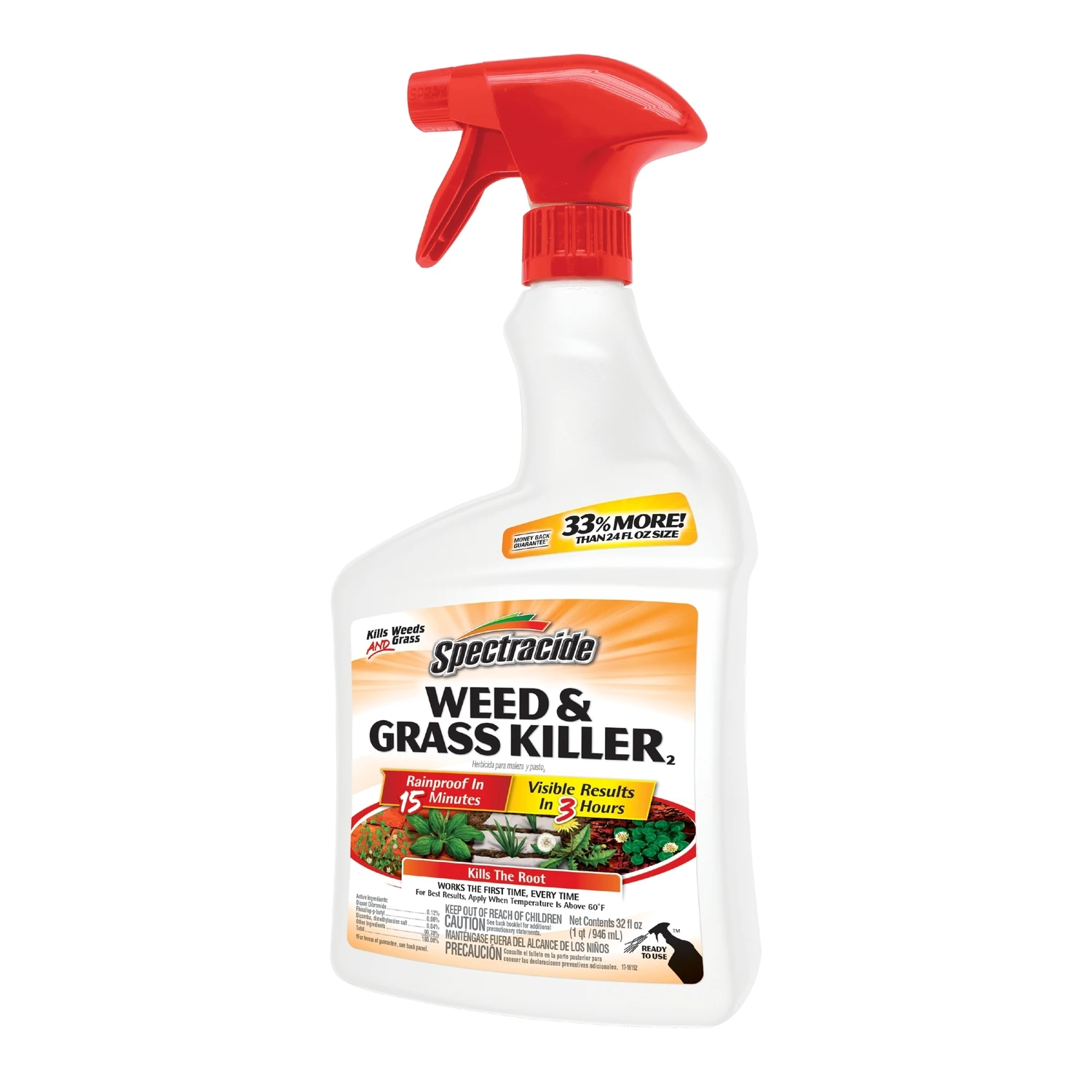 Weed & Grass Killer, 32-oz. Ready to Use