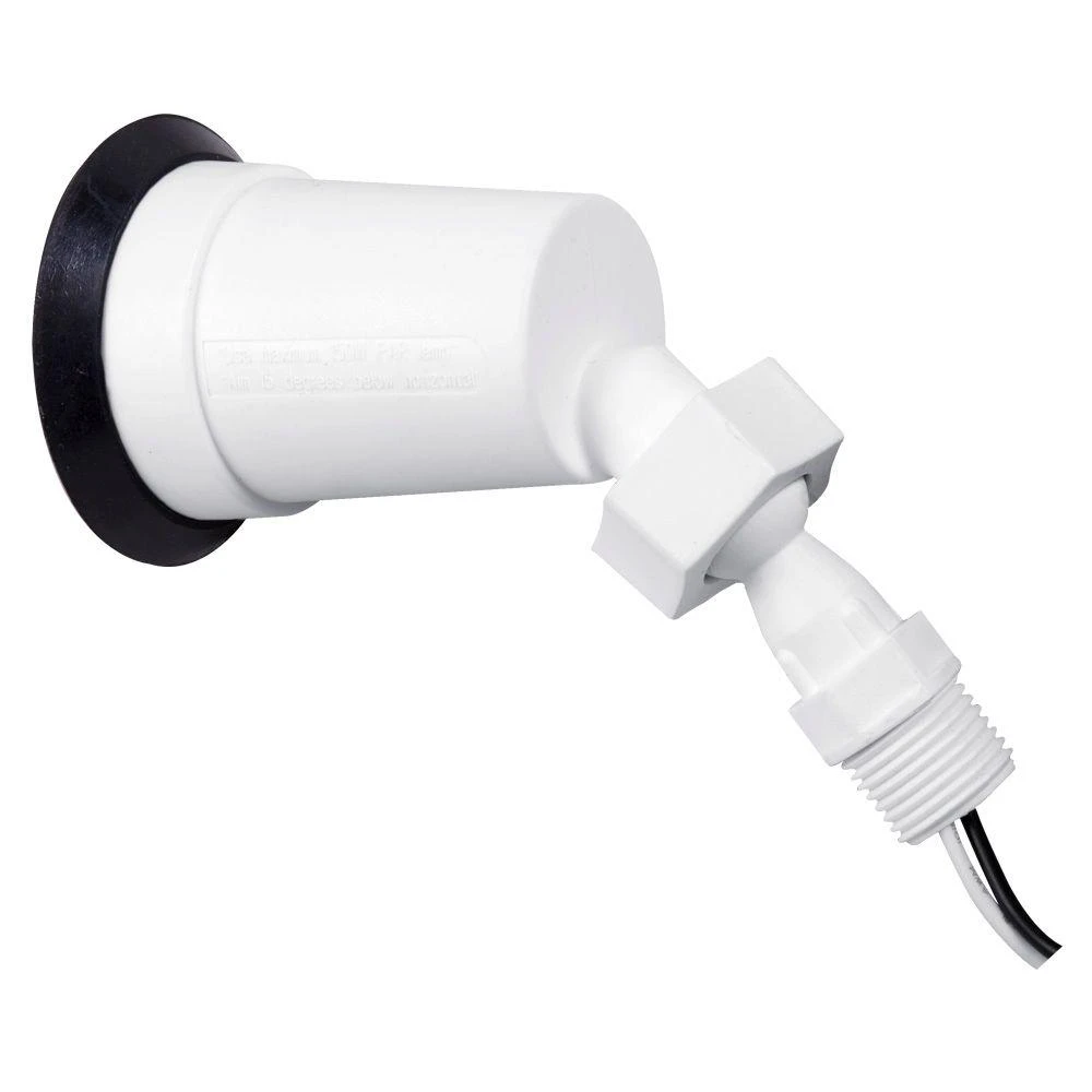 Lamp Holder, Bell, Non-Metallic, White