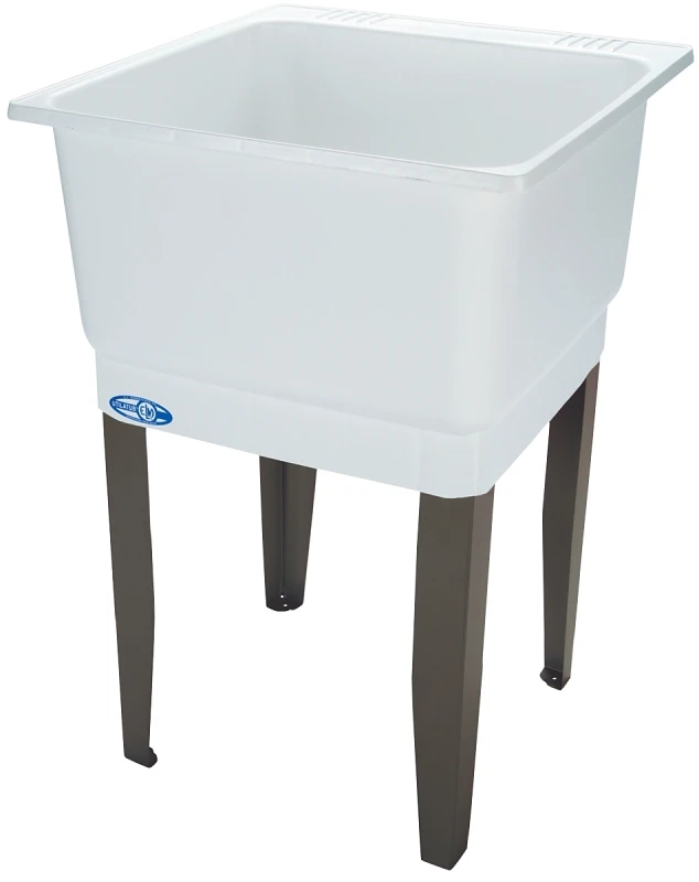 Laundry Tub, White, 23 x 25 In.