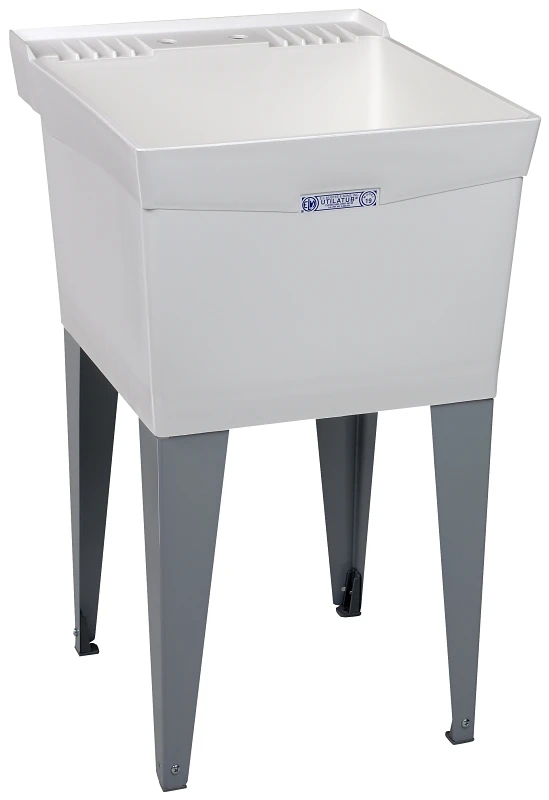 Laundry Tub, White, 20 x 24 In.