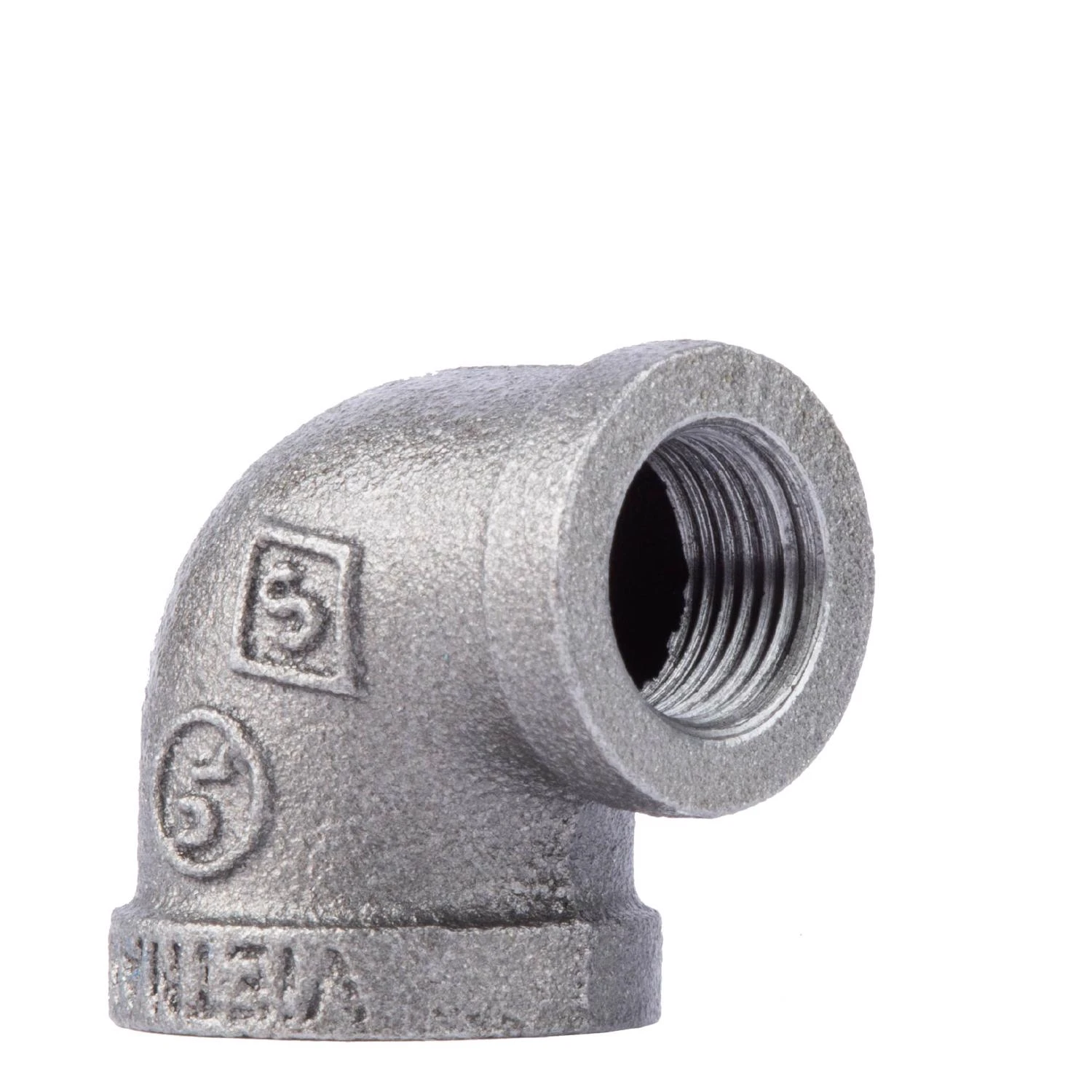 3/4 x 1/2 In. Black Pipe Reducing Elbow