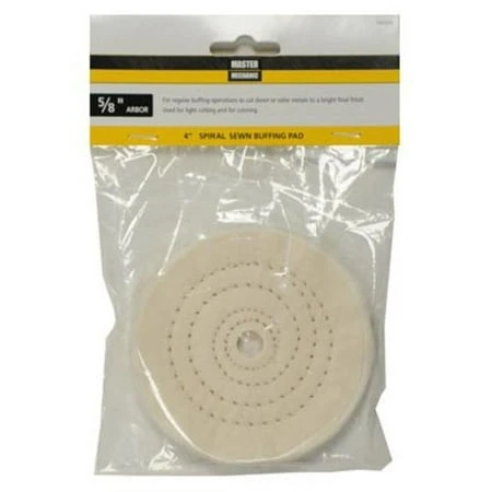 Spiral Sewn Buffing Pad, 4 In.