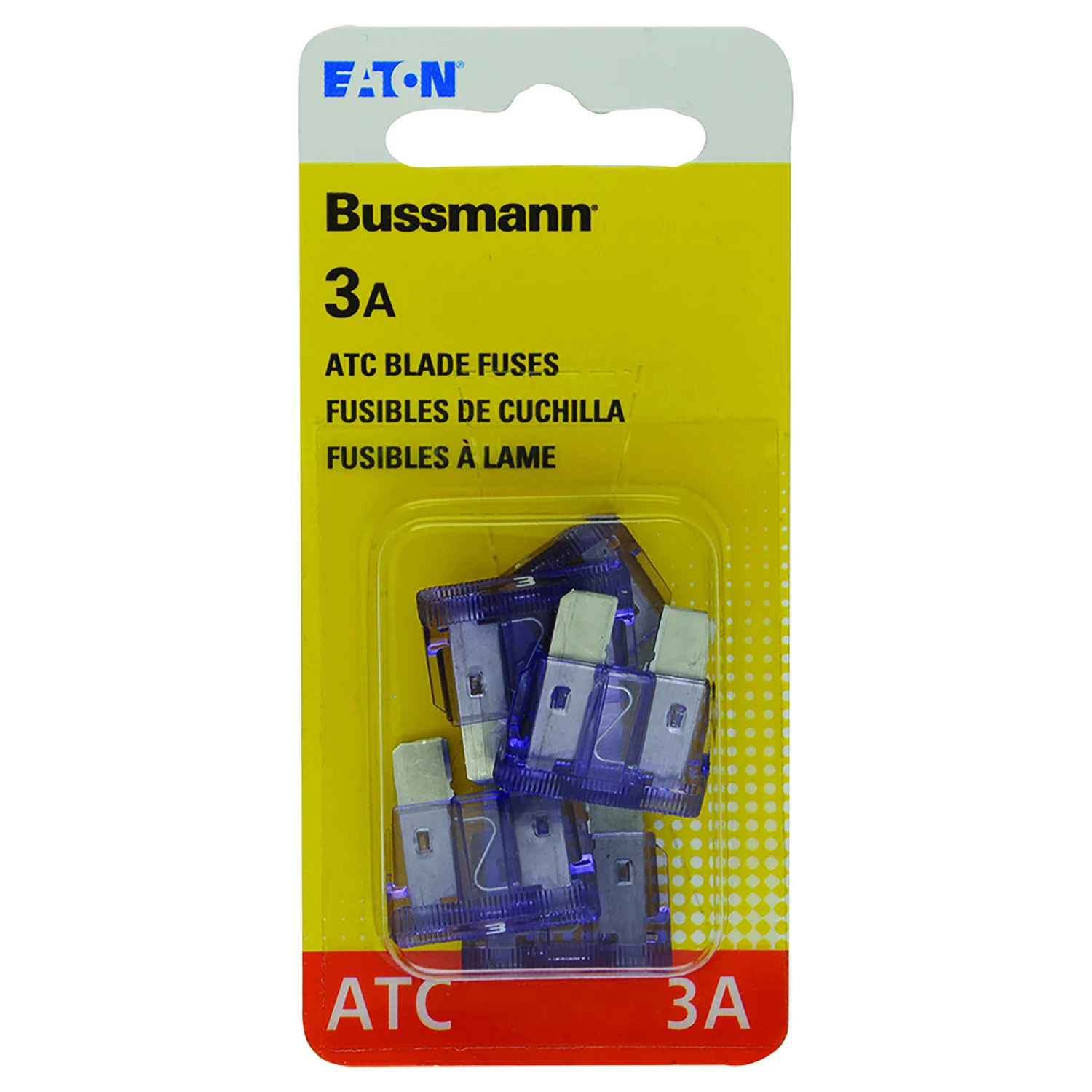 3A Blade Fuses, Violet, 5-Pc.