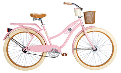 Women's Deluxe Cruiser Bicycle, Gloss Periwinkle, Coaster Brake, 26-In.
