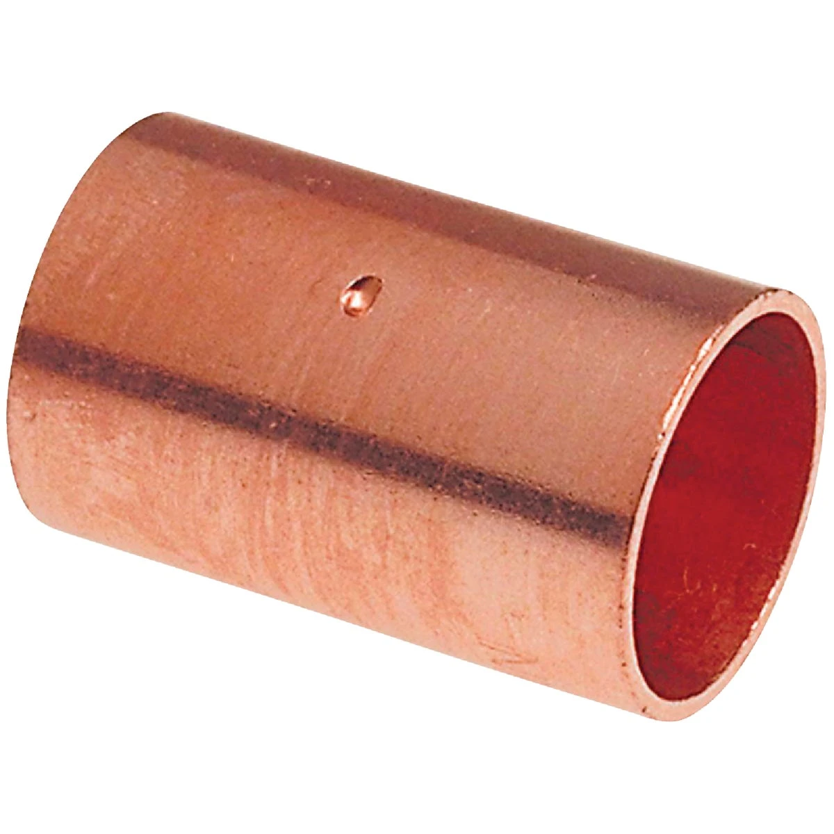 Contractor Pack Copper Pipe Coupling With Stop, 3/4 In. CxC, 10-Pk.
