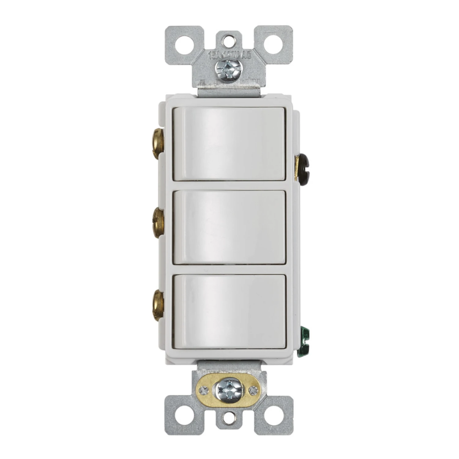 3 Function Rocker Switch Wall Control, White