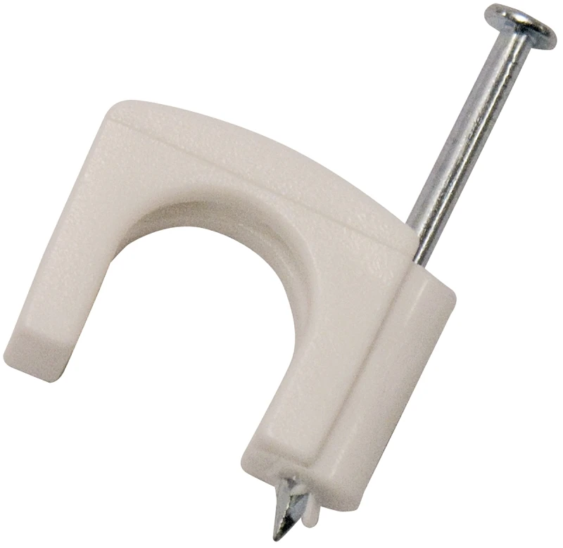 7/16-In. Round Non-Metallic Cable Staple, 50-Pack