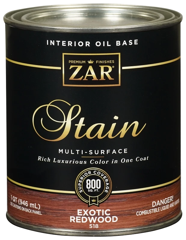 Interior Wood Stain, Exotic Redwood, Qt.