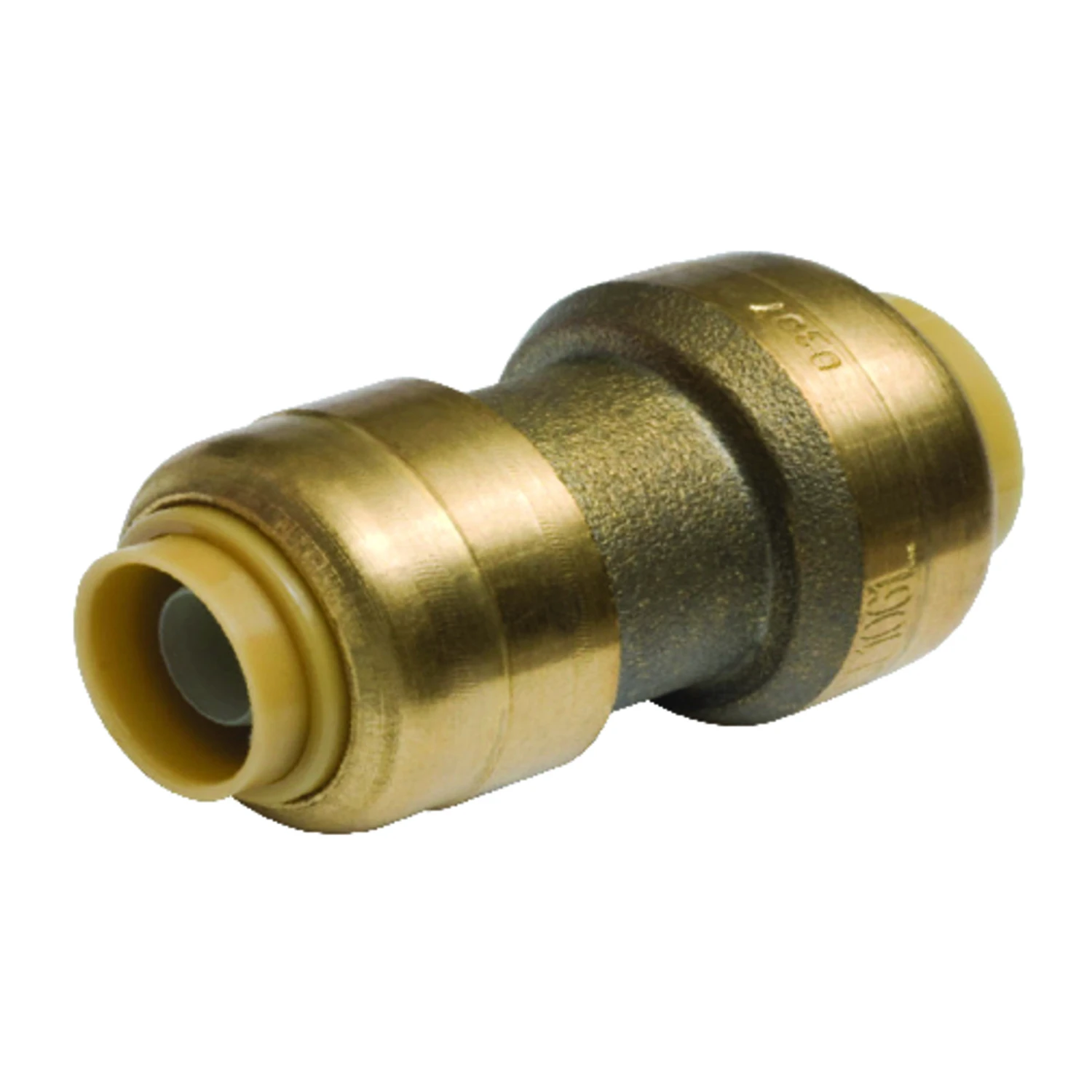 Reducing Pipe Coupling, Push-Fit, 3/8 x 1/2 In.