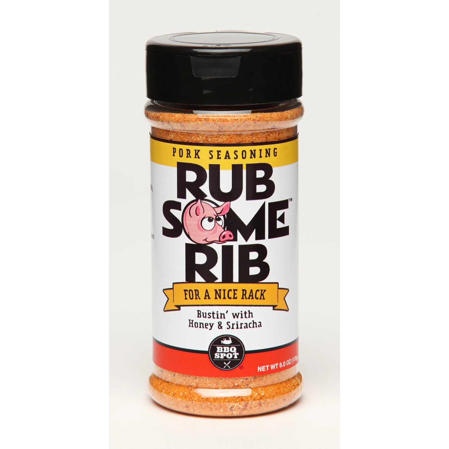 Rib BBQ Rub, Sweet & Heat, 6.2 oz.
