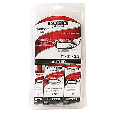 3-Pc.Angle Sash Paint Brush Set