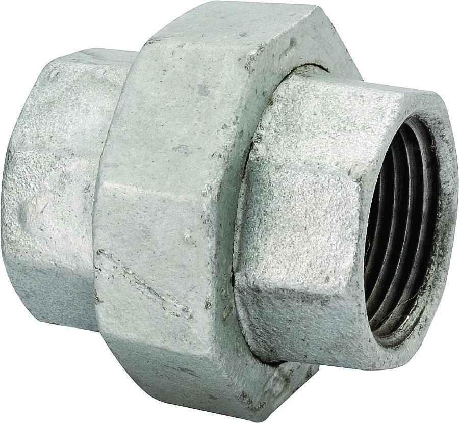 1 Inch Galvanized Malleable Ground Joint Union 150 Lb Model 34b-1g