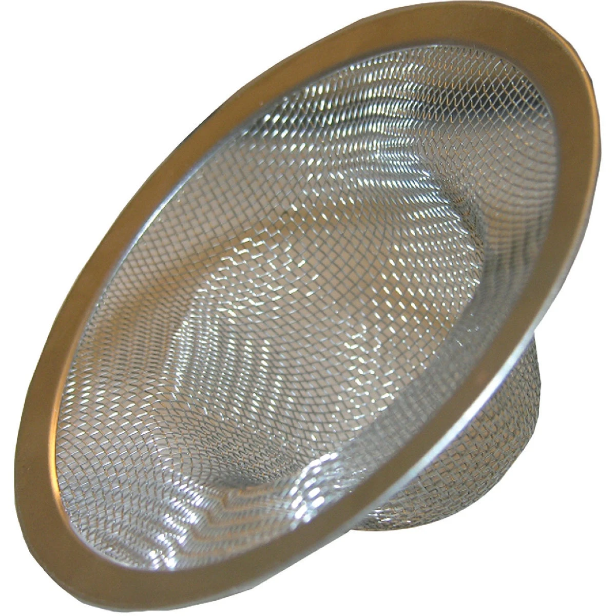 Shower Mesh Bathtub Strainer with Chrome Ring for Bathtub Drain, Stainless Steel