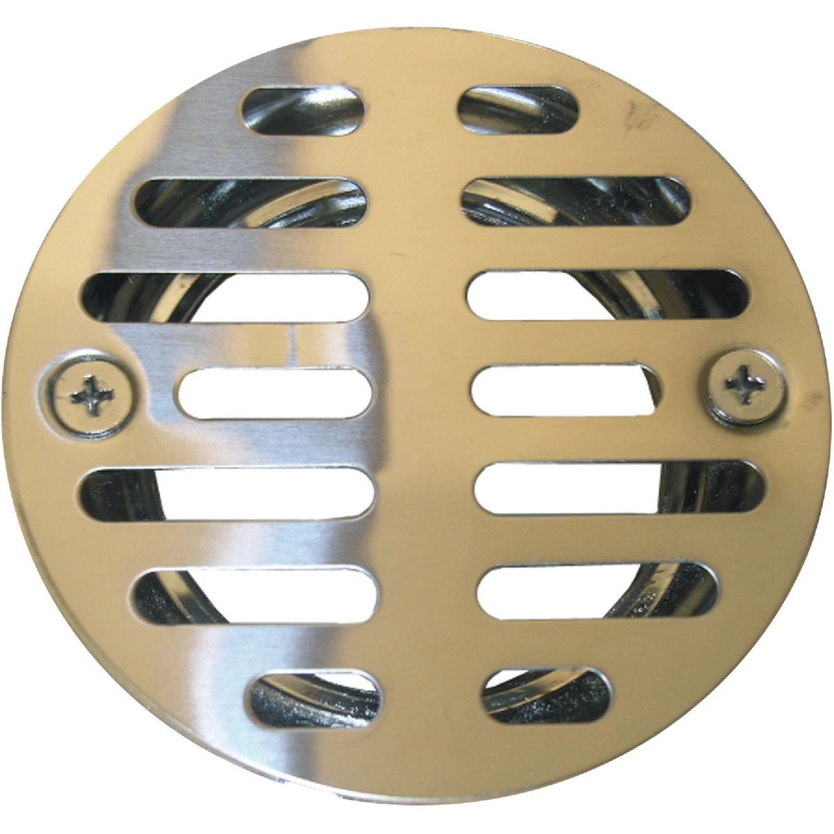 Shower Drain, 3-1/2 In. Stainless Steel With 1-1/2 In. Female Iron Pipe Thread