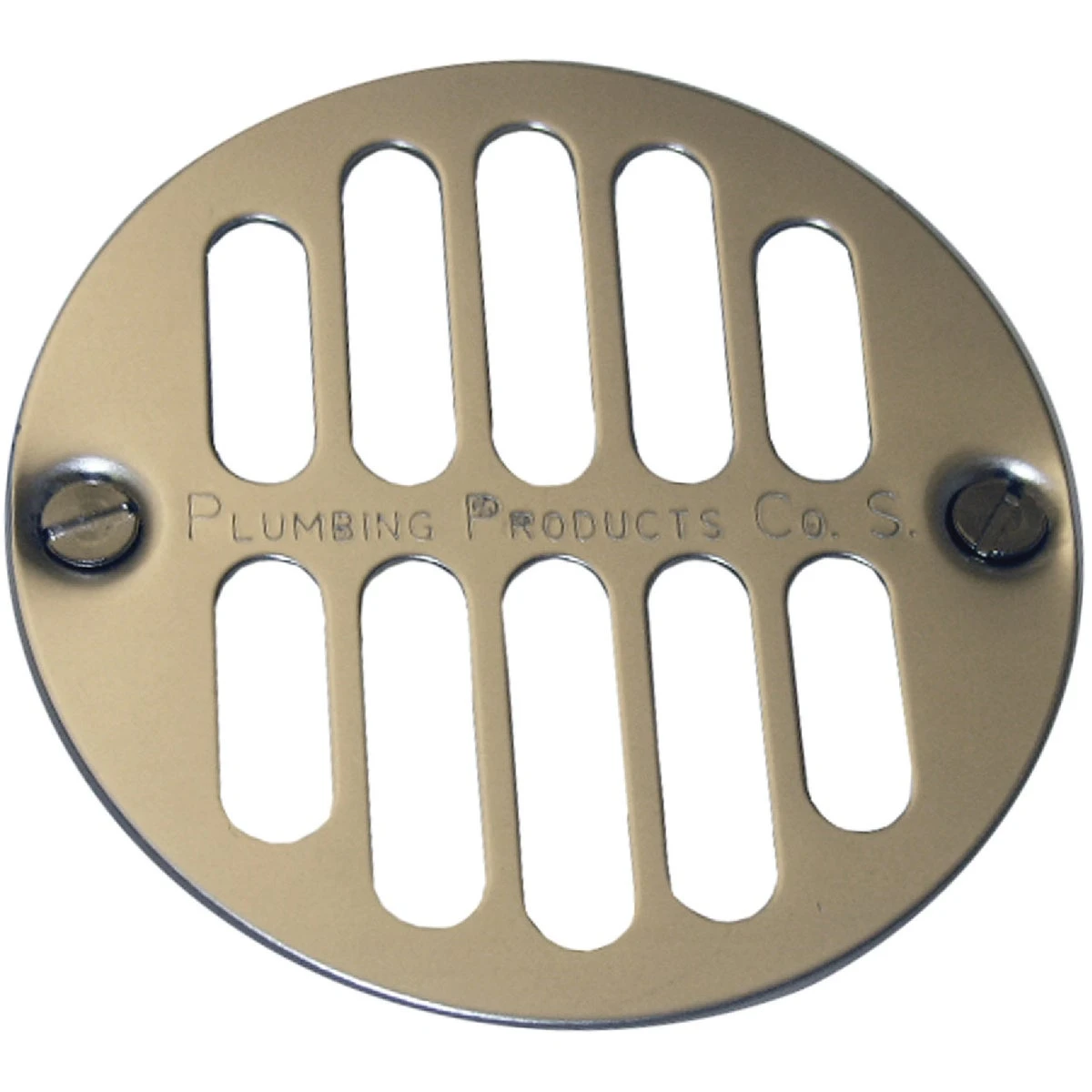 Shower Drain, 3-1/2 In. Stainless Steel, With 2 In. Female Iron Pipe Thread
